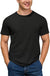 Men’s 100% Cotton T-Shirt, Crew Neck Soft Premium Regular Fit Tees