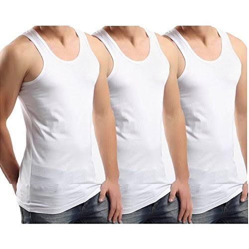 Men's Executive Vest White (Pack Of 3)